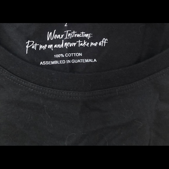 Black graphic tee shirt - Picture 2 of 4